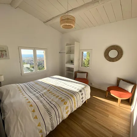 Evaluna Avec Piscine Et Vue Exceptionnelle Sur La * Сен-Сир-сюр-Мер