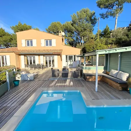 Evaluna Avec Piscine Et Vue Exceptionnelle Sur La Βίλα